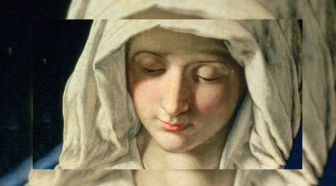 La Virgen María, modelo de la santidad de la Iglesia